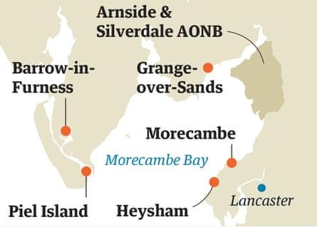 Map Morecambe Bay