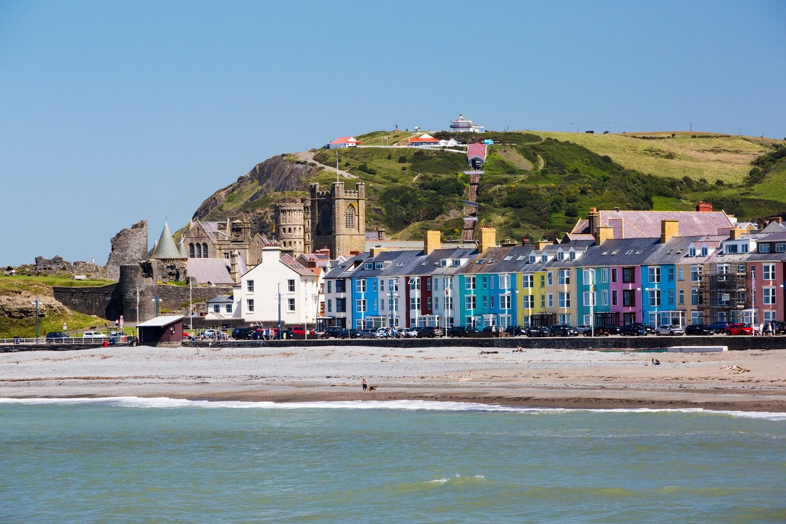 North beach in Aberystwyth